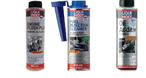 Liqui Moly Engine Flush / Oil Additive / Injector Cleaner Set