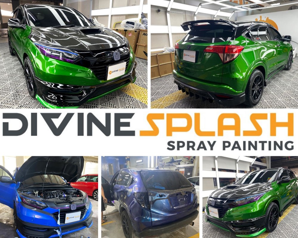 candy green car spray honda vezel. honda vezel singapore. divinesplash.com car spray singapore.jpg