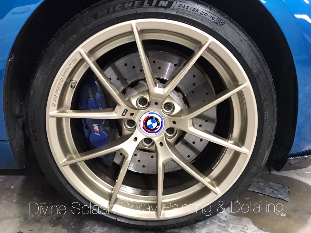 bmw rim spray light gold rim car spray singapore best car spray in singapore divinesplash.com.JPG