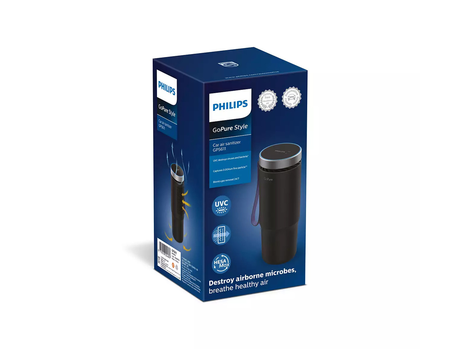 Philips GoPure GP 7611 Car Air Purifier & Diffuser