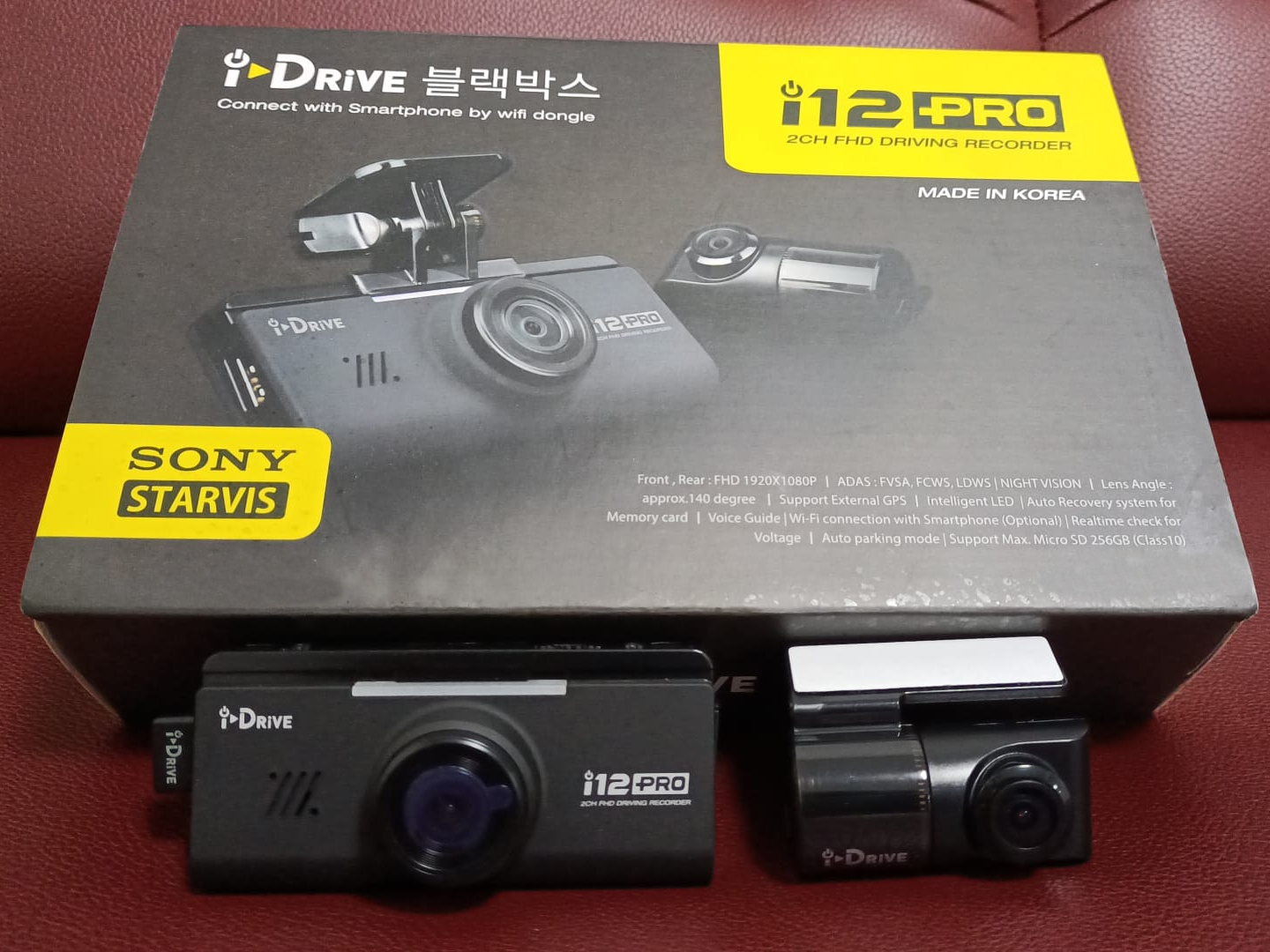 I-Drive i12 Pro 2-Ch Full HD WiFi Car Camera