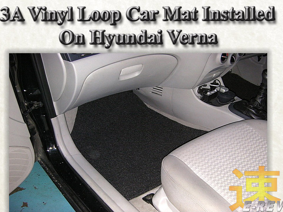 Hyundai Verna 3A Vinyl Loop Car Mat