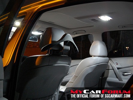 BMW 3 Series E90 Interior LED White Light Conversion