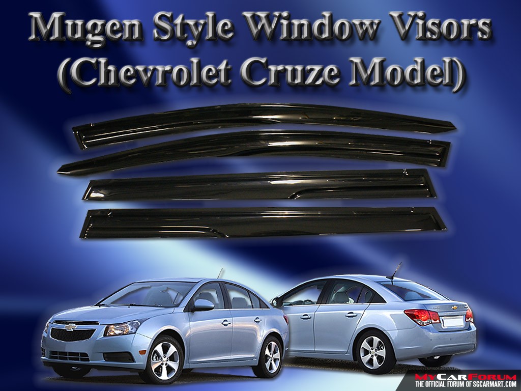Chevrolet Cruze Mugen Style Door Visors