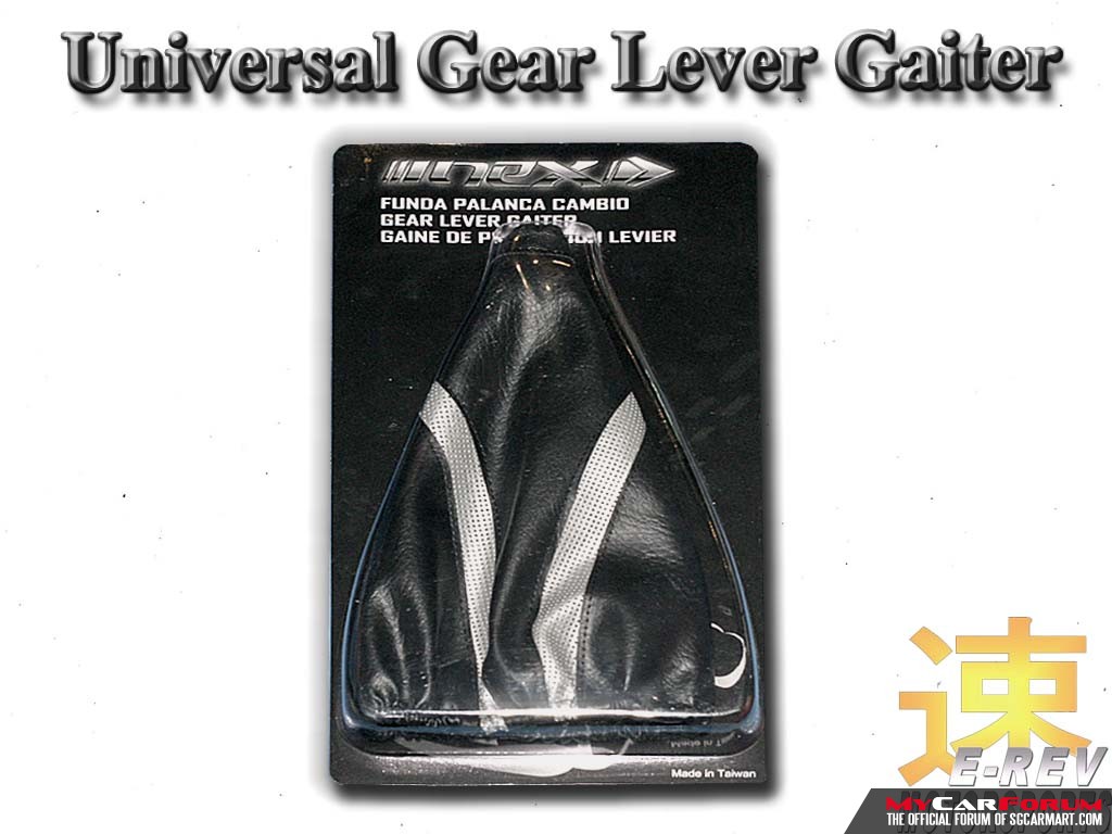 Gear Lever Gaiter (Black With White)