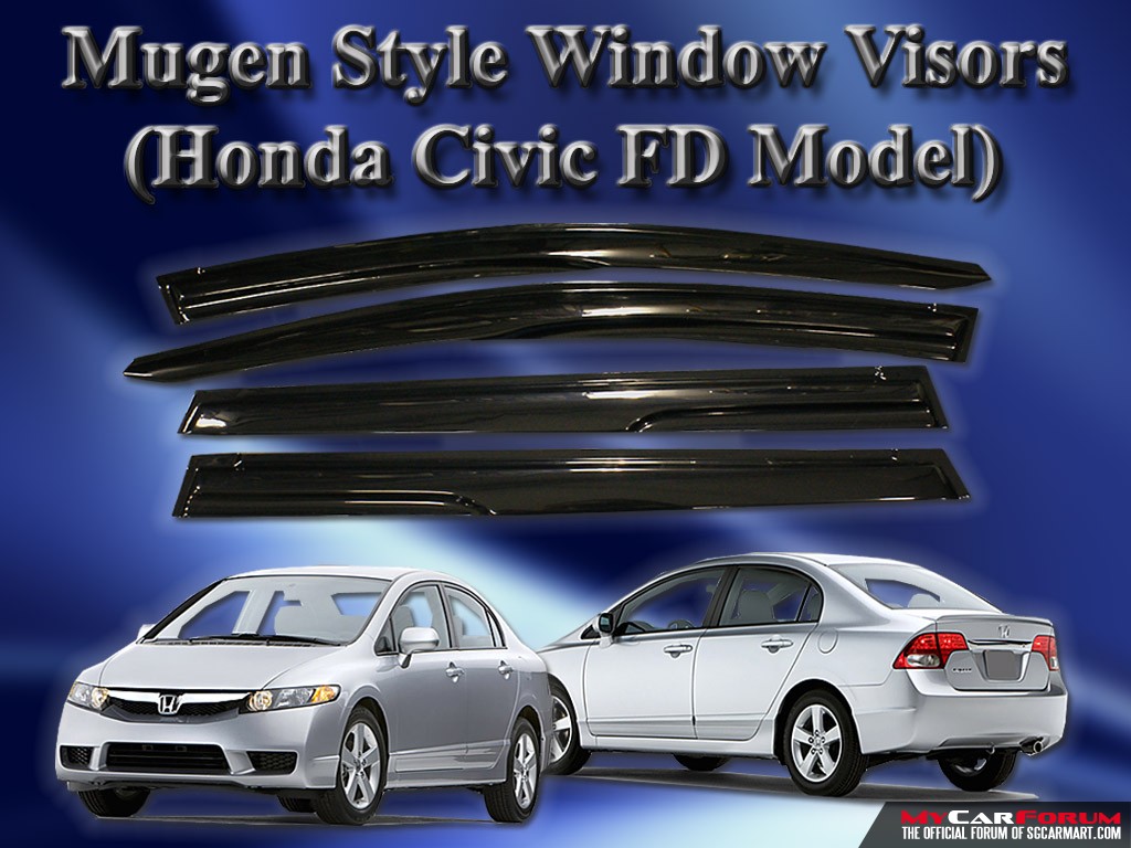 Honda Civic FD Mugen Style Door Visor