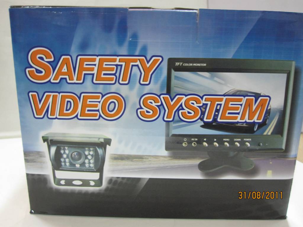 Weather Proof Infra Red Reverse Camera (With 7