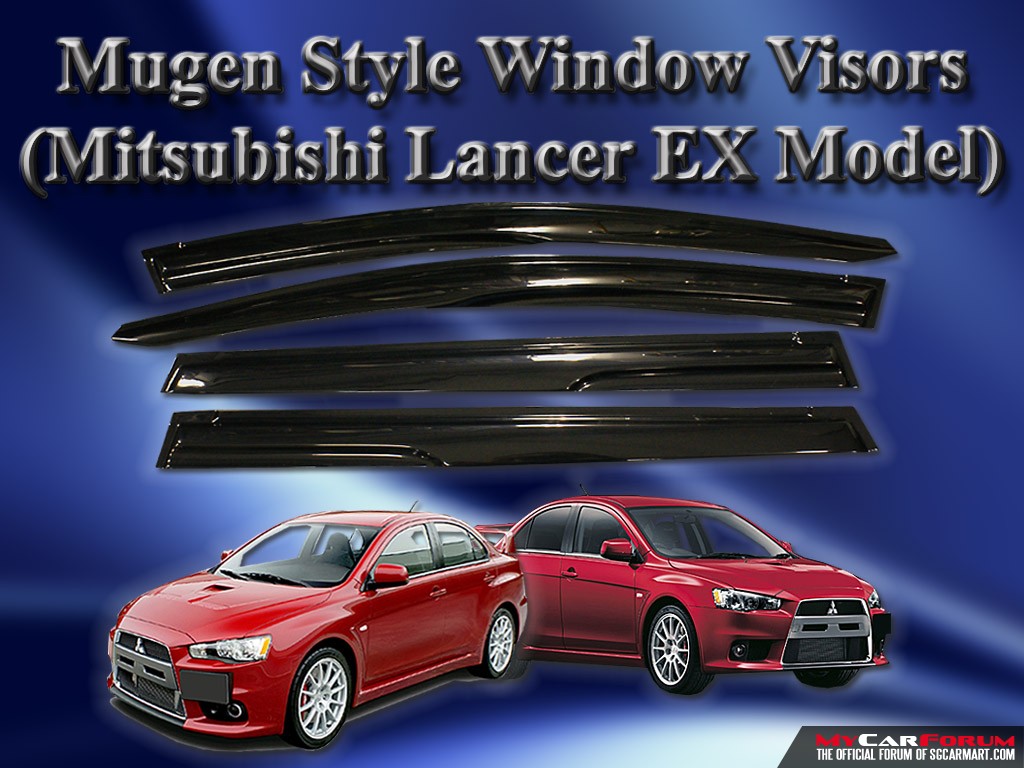 Mitsubishi Lancer EX Mugen Style Door Visor
