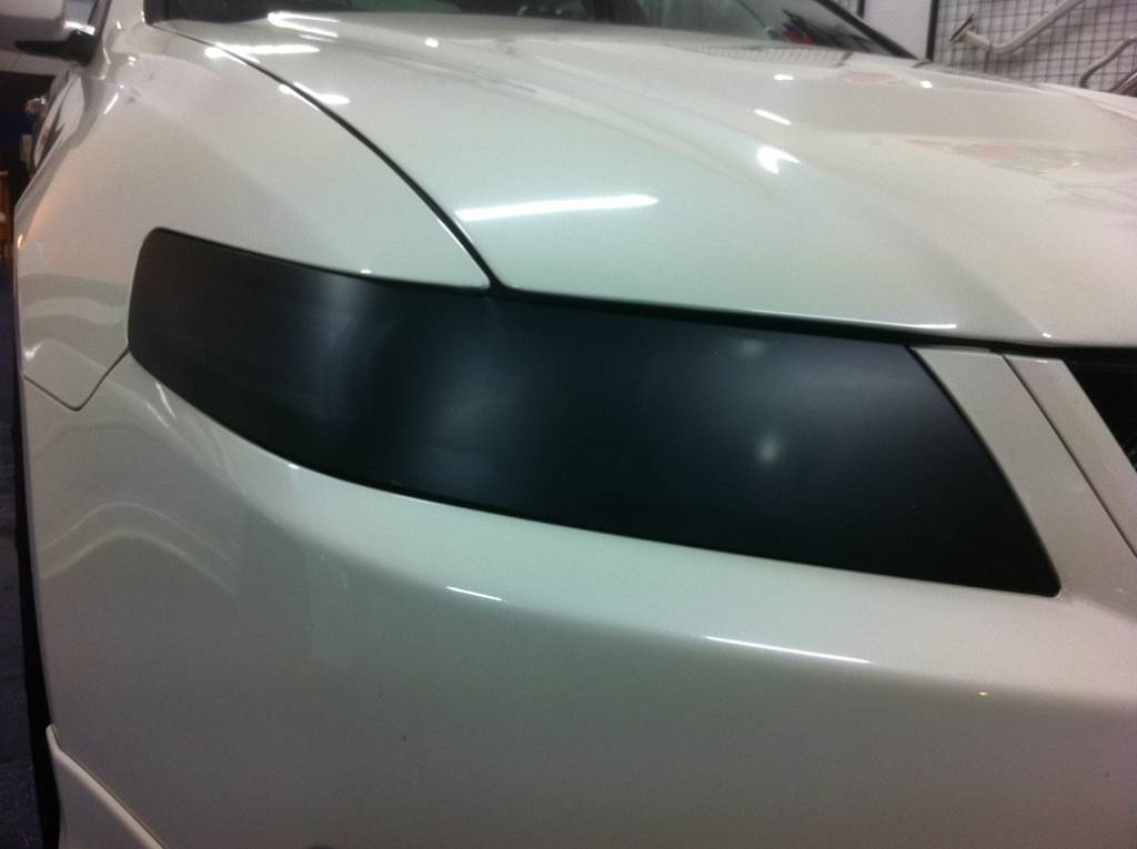 Smoked Car Headlight (With Car Taillight Solar Film)