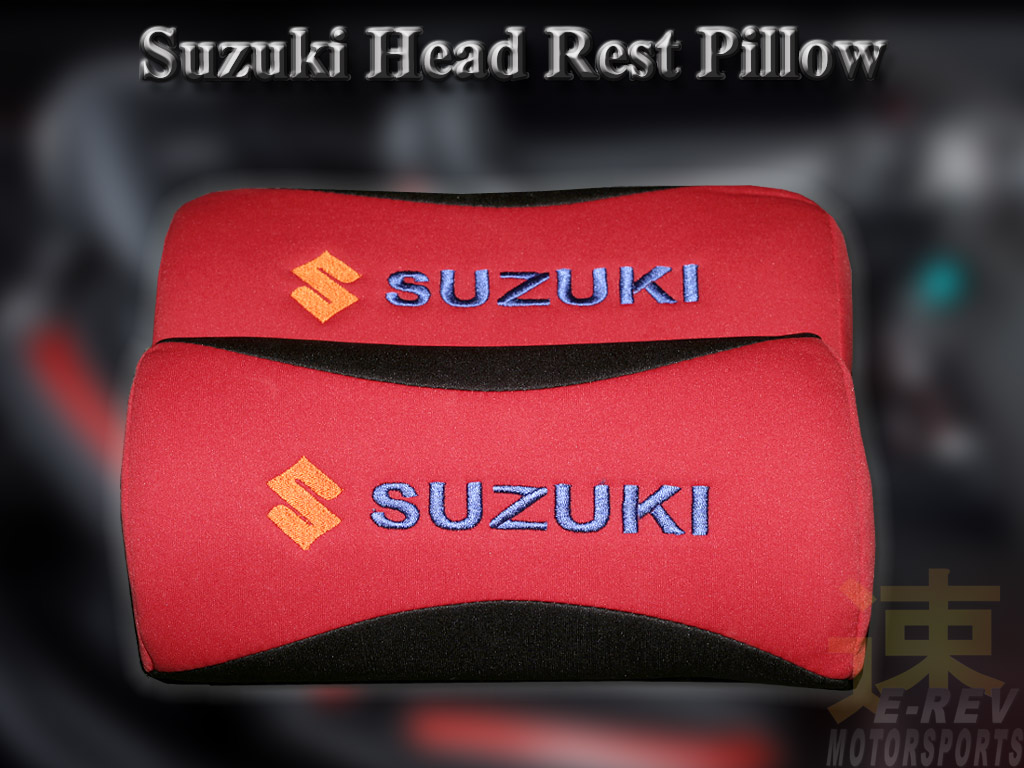  Suzuki Red Head Rest