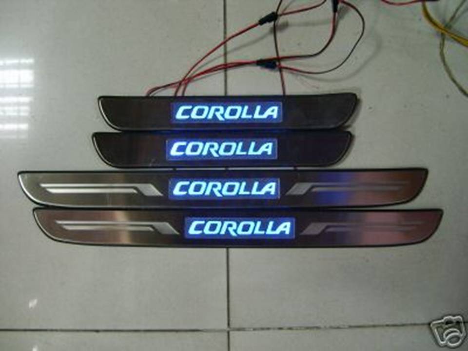 Toyota Corolla Altis LED Scuff Plate Door Sill