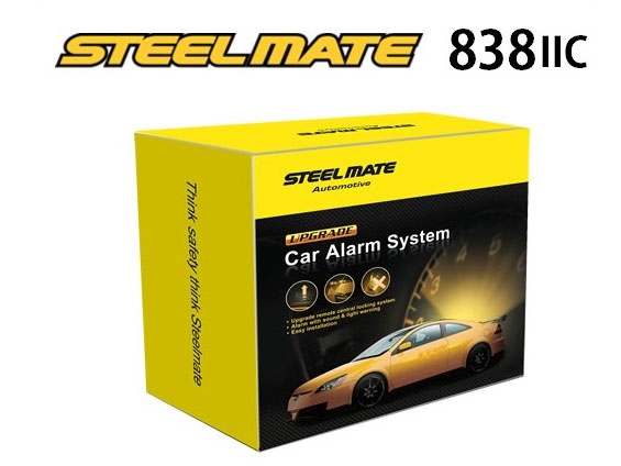 Steelmate 838II C 1 Way Car Alarm System Upgrade Remote Central Locking System Engine Immobilization