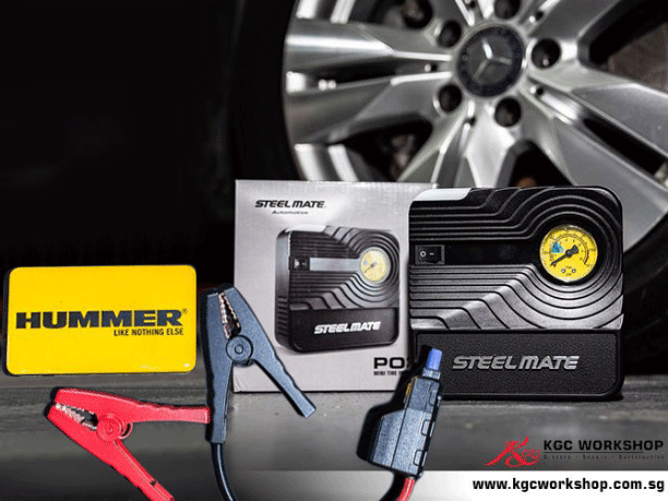 Hummer H3 Power Bank Jump Starter (With Steelmate Mini Tyre Inflator)