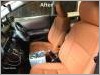 Customised Toyota Sienta Two Tone Car Leather Upholstery & Restoration Service