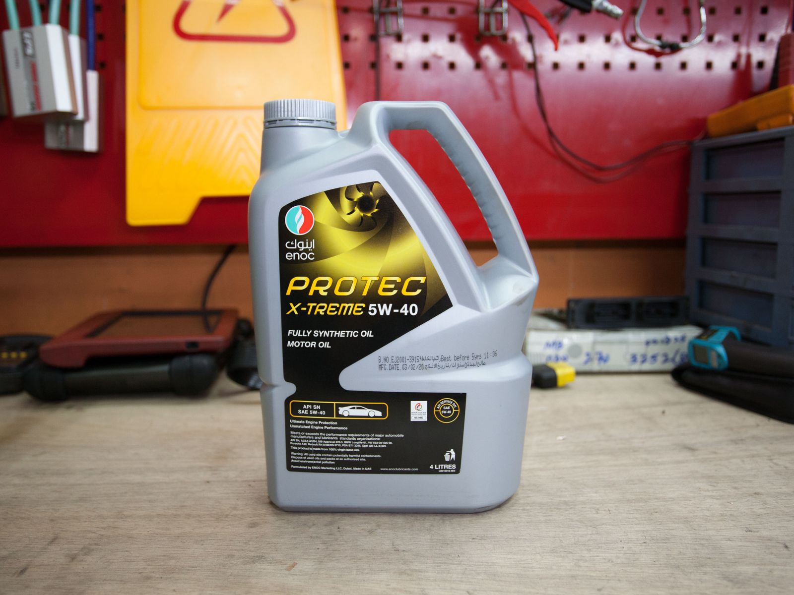 ENOC Protec X-treme SN 5W40 Engine Oil Vehicle Servicing