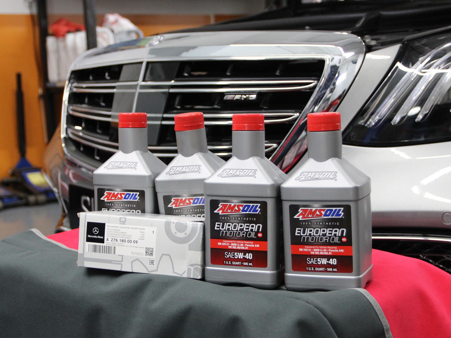 Amsoil European Car Formula 5W40 Vehicle Servicing Package