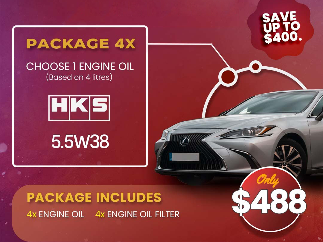 HKS 5.5W38 4X Vehicle Servicing Package