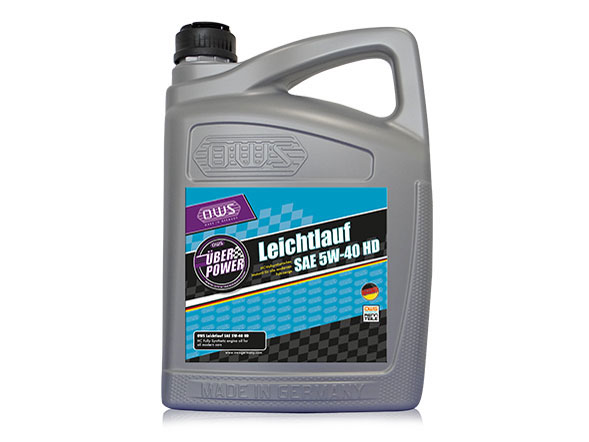 OWS Leichtlauf SAE 5W-40 HD Engine Oil (With OWS 3-In-1 Engine Performance Treatment + HOM Car Air Purifier)