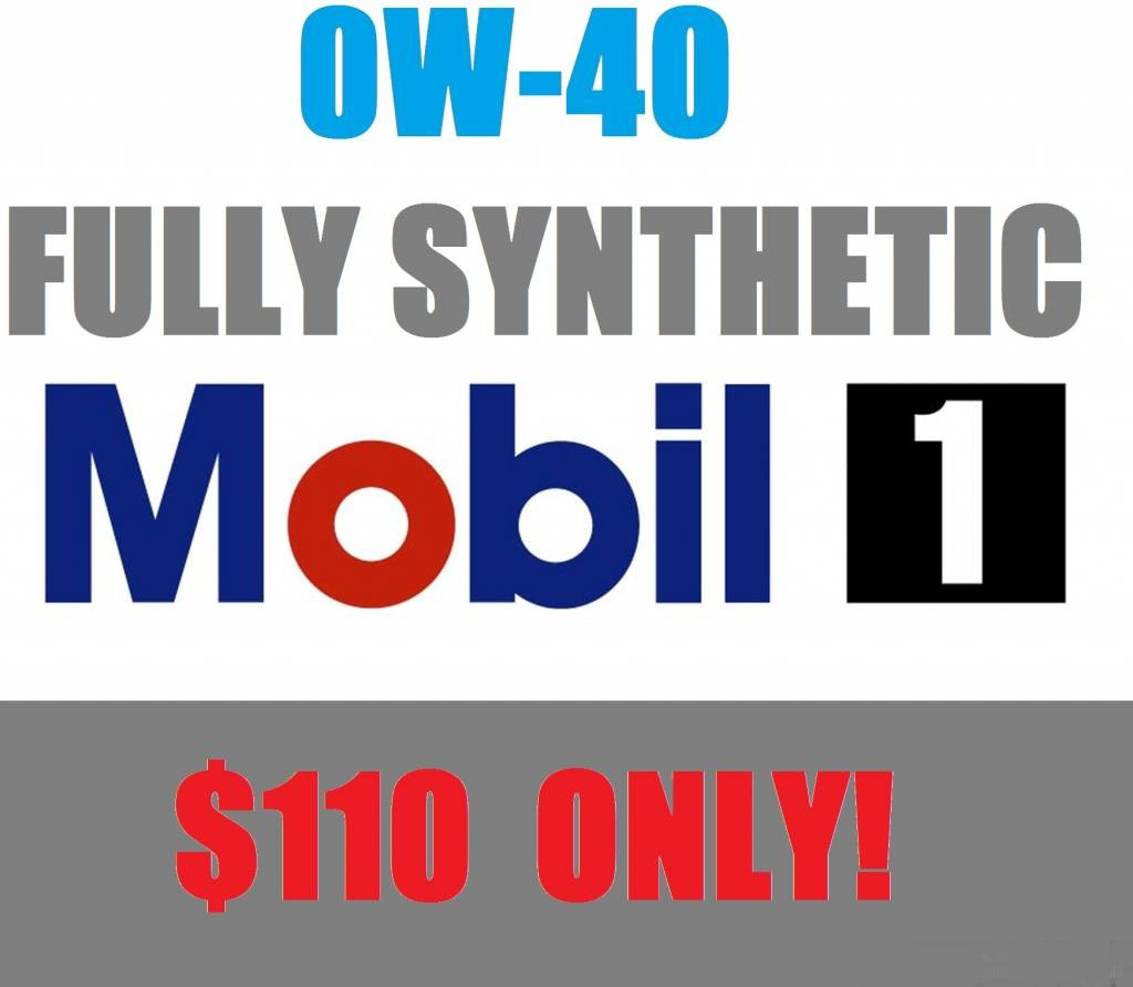 Mobil 1 0W40 Car Servicing Package