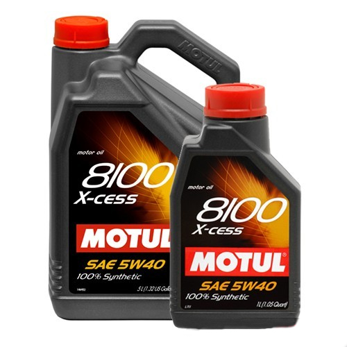 Motul 8100 X-cess 5W40 Fully Synthetic Engine Oil Servicing
