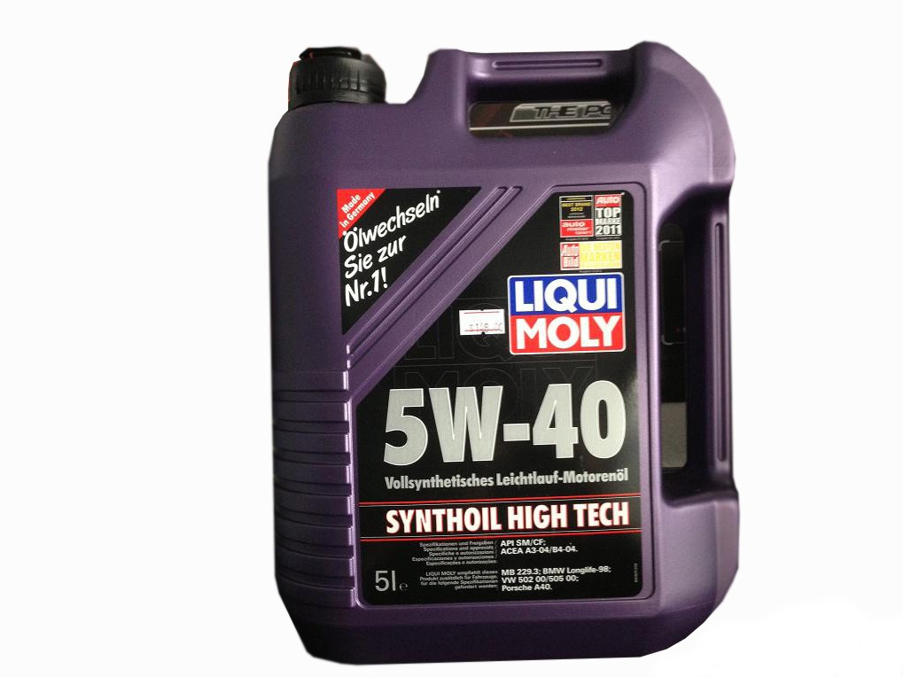 Liqui Moly Synthoil High Tech 5W-40 Engine Oil Vehicle Servicing