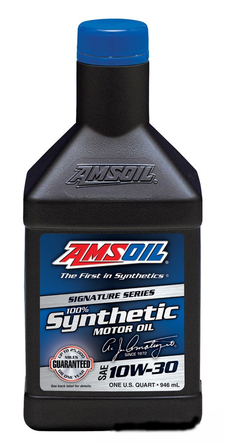 AMSOIL Signature Series 100% Synthetic 10W30 (ATM) Vehicle Servicing