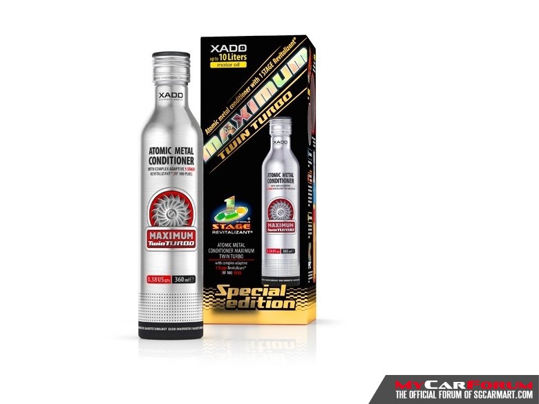 XADO Atomic metal conditioner Maximum Twin Turbo with 1 Stage Revitalizant Performance Additives