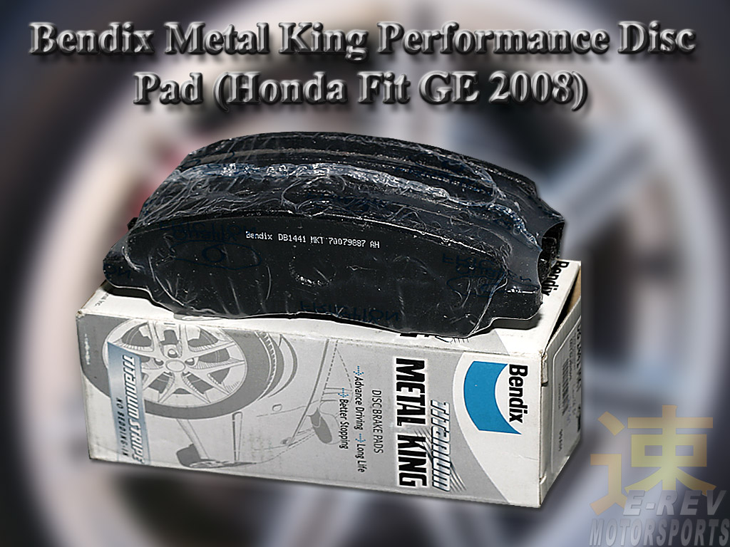 Honda Fit GE Bendix Metal King Brake Pad