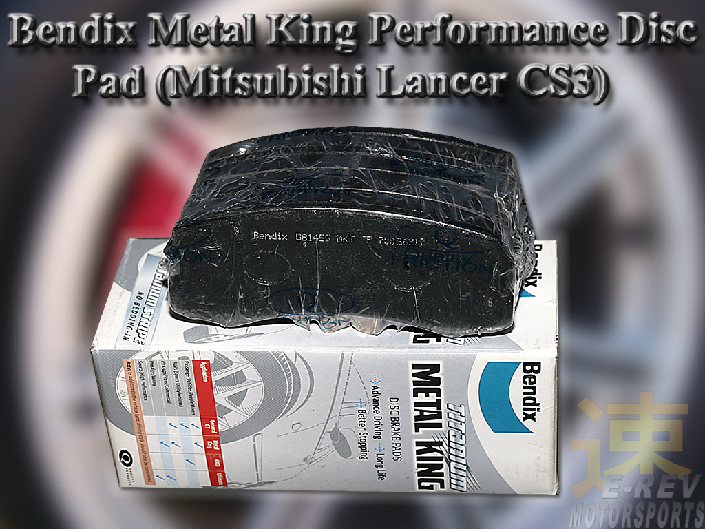 Mitsubishi Lancer CS3 Bendix Metal King Brake Pad