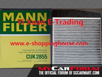 Mann Carbon Aircon Filter (Volvo C70)