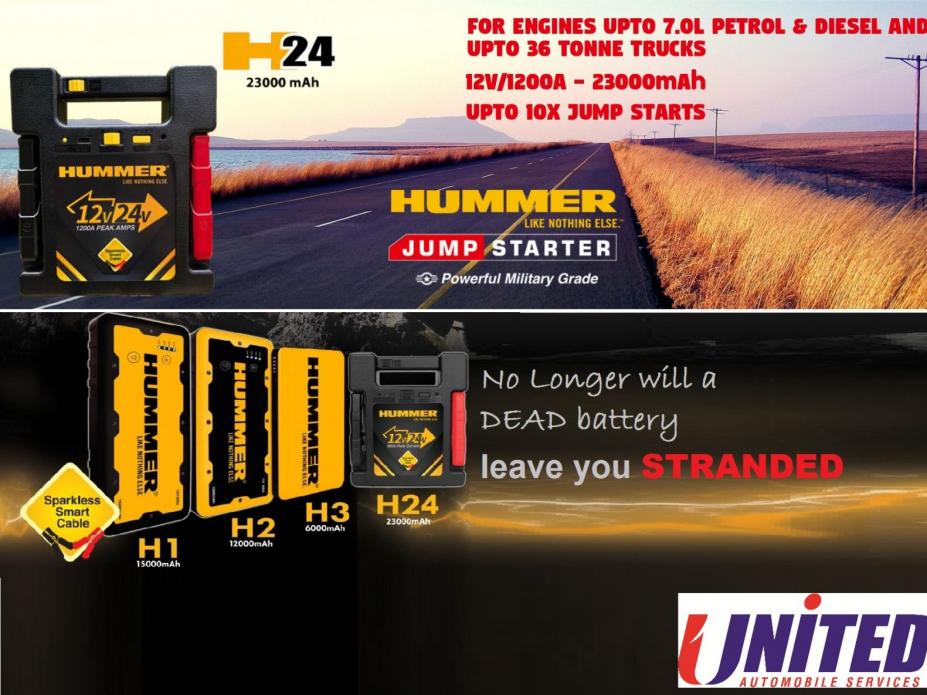Hummer Power Bank Jump Starter H24