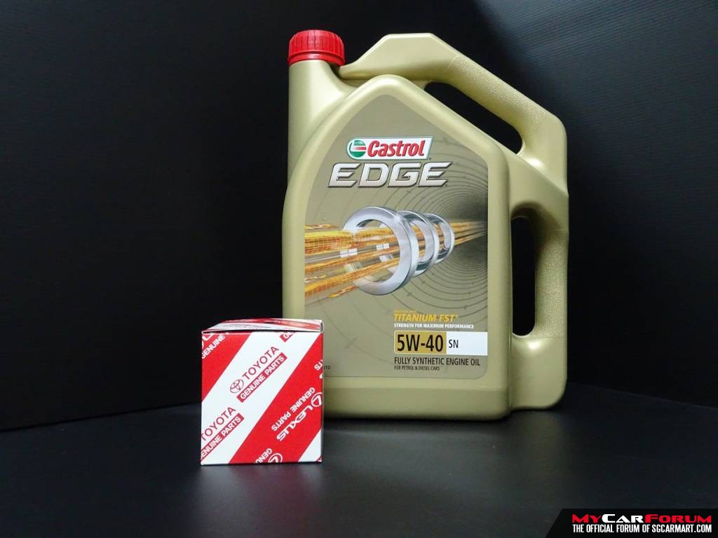 Castrol Edge 5W40 4L Vehicle Servicing Package (For Asia Cars)