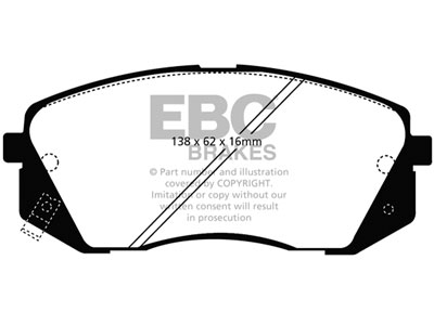 EBC Brake Pad (Yellowstuff)