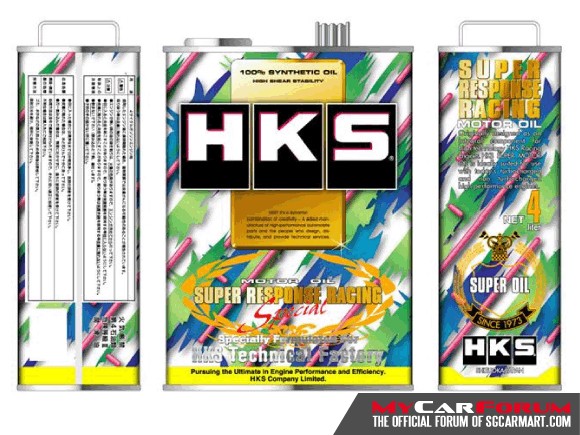 HKS Super Response Racing 10W30 / Super NA Racing 5W40 / Super Turbo Racing 10W50 Vehicle Servicing