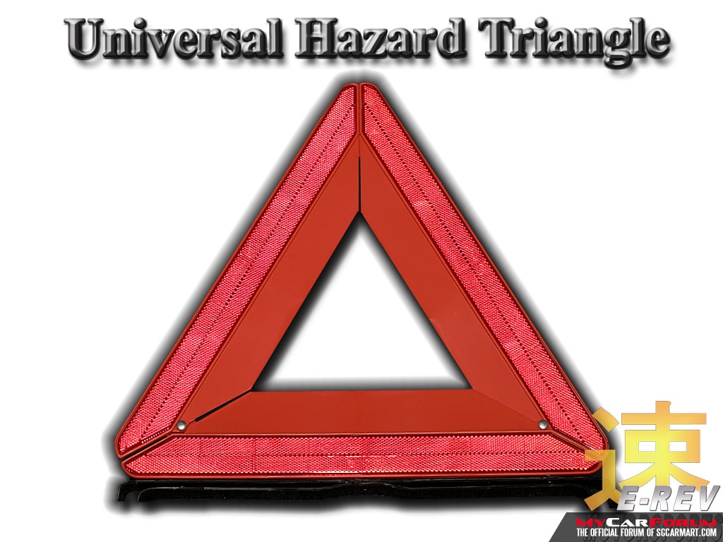 Portable Hazard Triangle