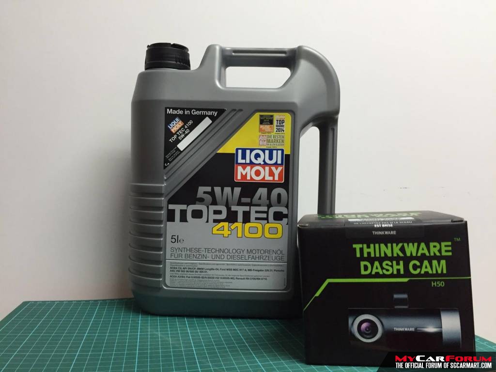 Liqui Moly Top Tec 4100 5W40 Vehicle Servicing (With Thinkware H50 Dash Camera)