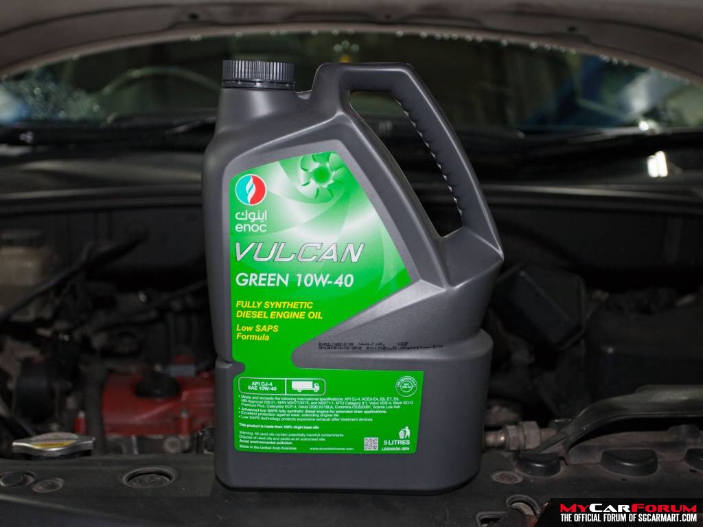 ENOC Vulcan Green 10W40 Vehicle Servicing