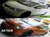 Honda Civic 4D Effect Colour Change With Customised Car Fenders & Bodykit