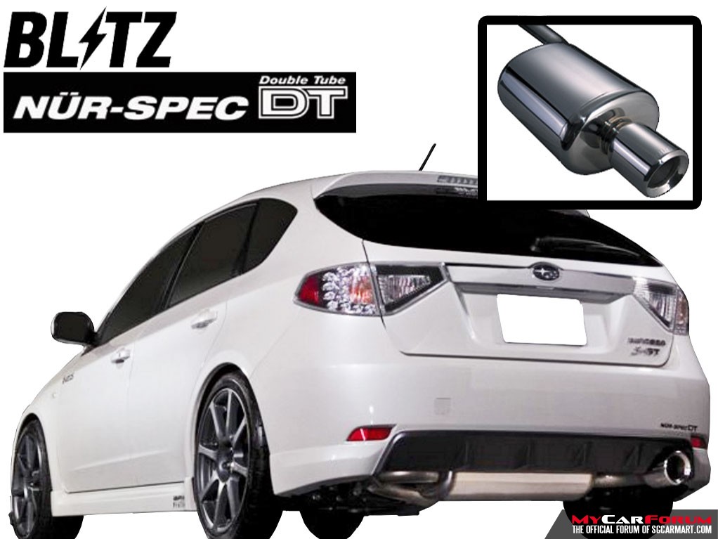 Blitz Nur Spec DT Exhaust (NUR-DT GH8, 67636)