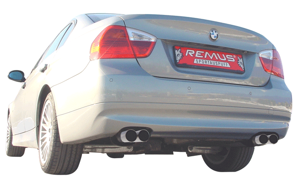 Remus Quad BMW 3 Series 320i Exhaust System