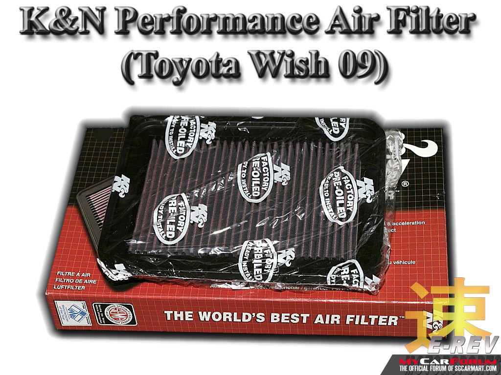 Toyota Wish 2009 K&N Performance Air Filter