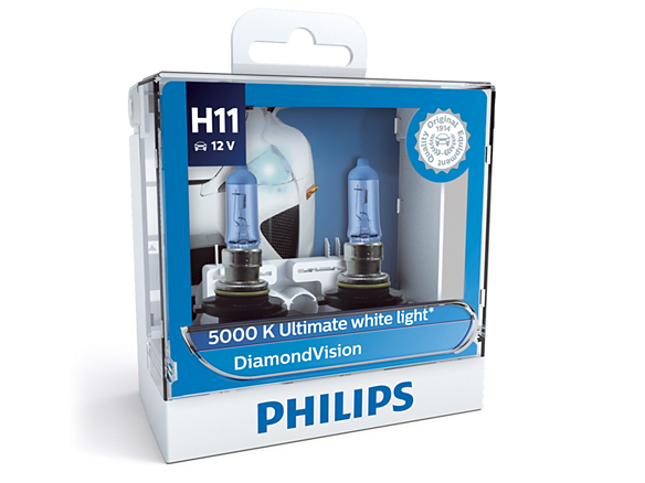 Philips Diamond Vision 12V (H11) HID Xenon Light Bulb Car Headlight