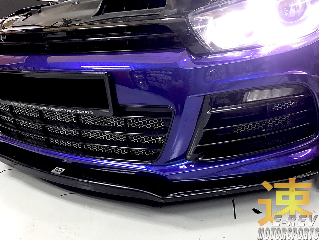 Volkswagen Scirocco Front Grille Customised Wire Mesh Installation