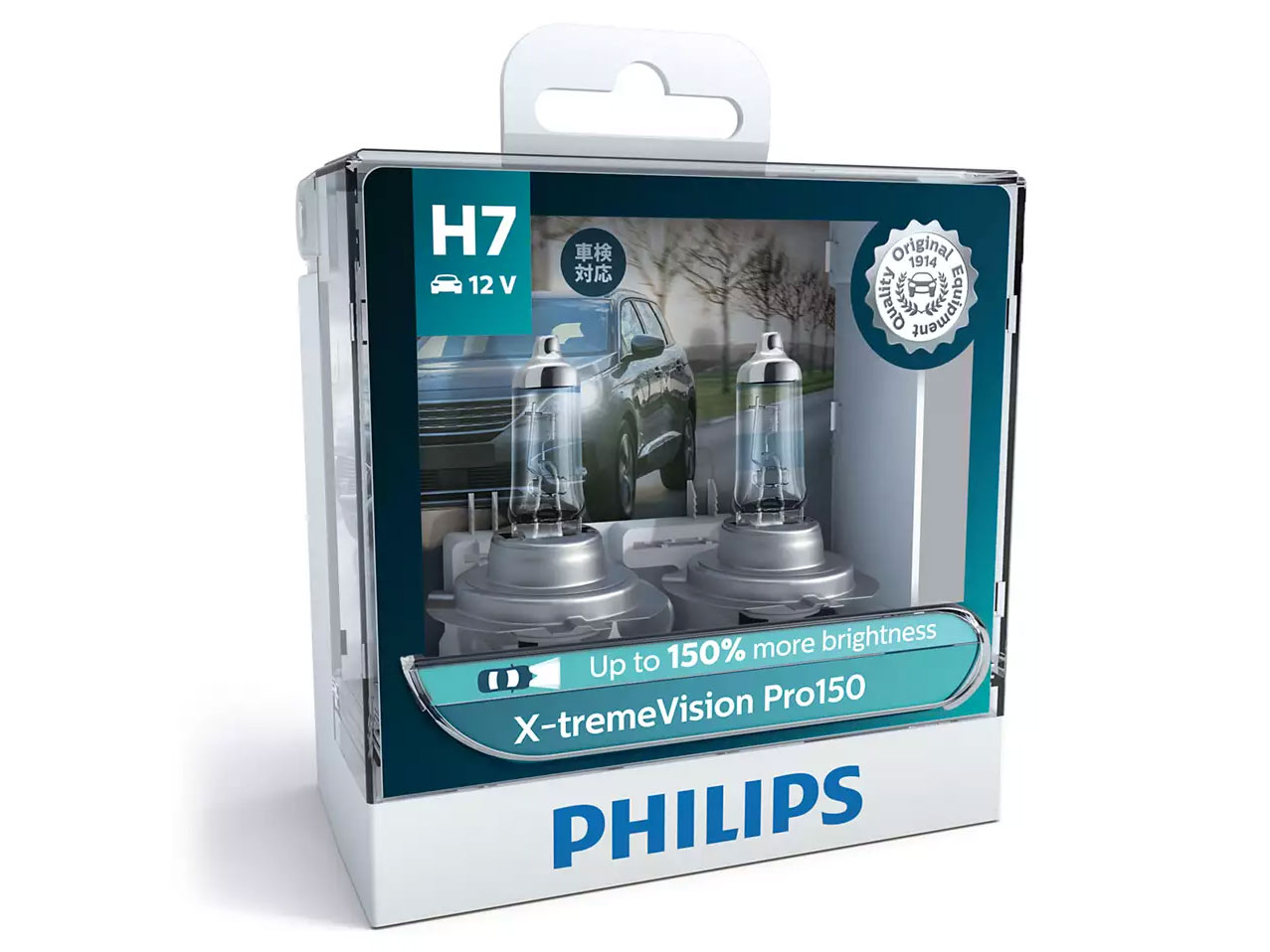 Philips X-tremeVision Pro150 Headlight Bulb (H7)