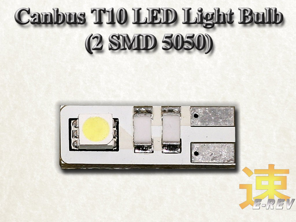 Canbus T10 2 SMD 5050 LED Light Bulb