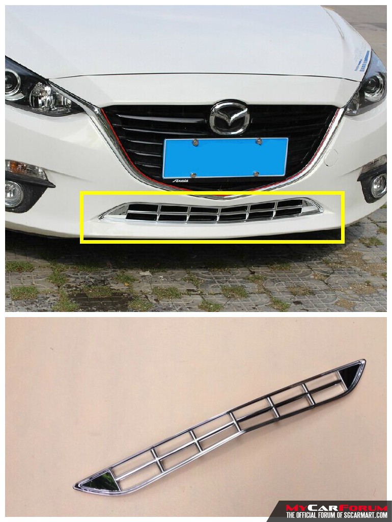 Mazda 3 Chrome Front Grill