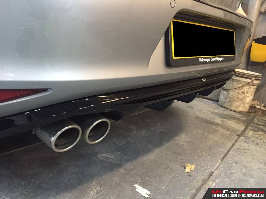 Volkswagen Golf 7 Rear Diffuser