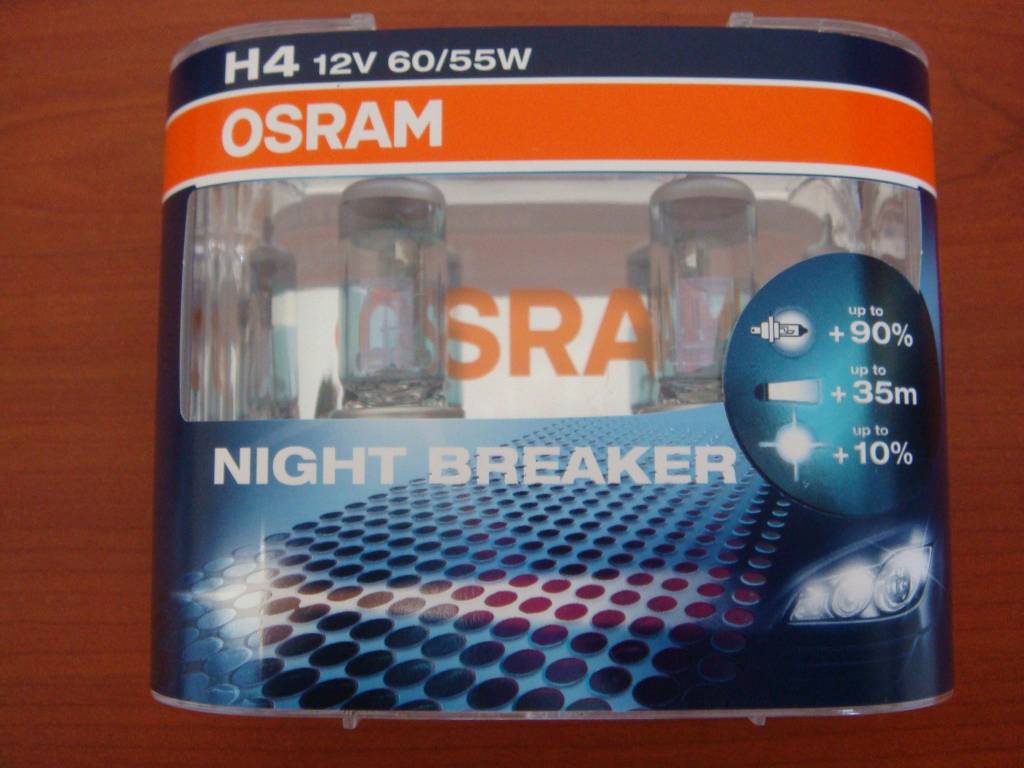 Osram Night Breaker 4000k Halogen Bulbs (H3)