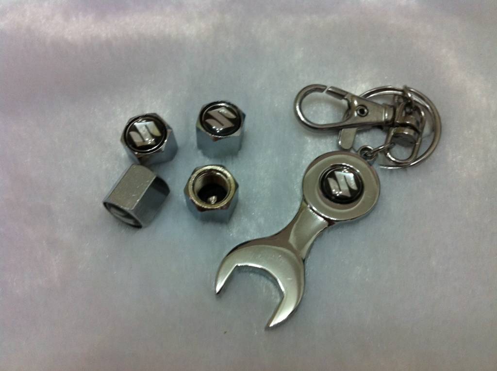  Suzuki Tyre Valve Cap (WIth Keychain Wrench)