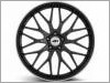 Aez Crest Dark Gunmetal Matte Polished Lip 17-21" Rim